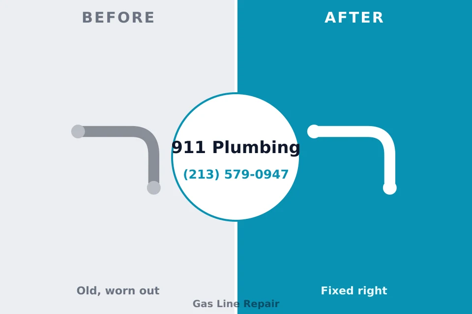 Before and after: plumbing company Brooklyn, IN
